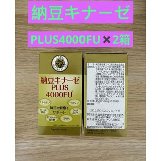 ナリスケショウヒン(ナリス化粧品)の⭐️新入荷⭐️ナリス化粧品⭐️納豆キナーゼPLUS4000FU ×2箱(その他)