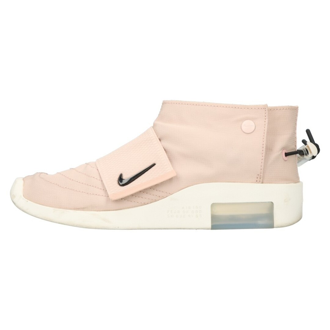 NIKE(ナイキ)のNIKE ナイキ ×FEAR OF GOD AIR MOC PARTICLE BEIGE フィアオブゴッド エアモック パーティカルベージュ ミッドカットスニーカー ピンク US6.5/24.5cm AT8086-200 レディースの靴/シューズ(スニーカー)の商品写真