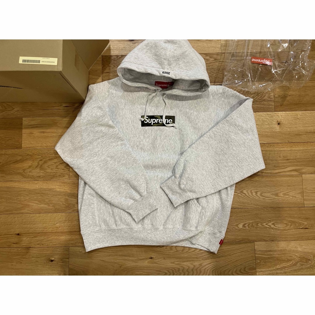 メンズSupreme M Box Logo Hooded Sweatshirt