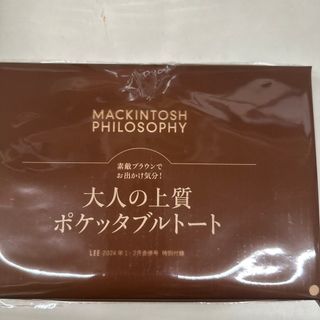 LEE 付録　マッキントッシュ　ポケッタブルトート(トートバッグ)