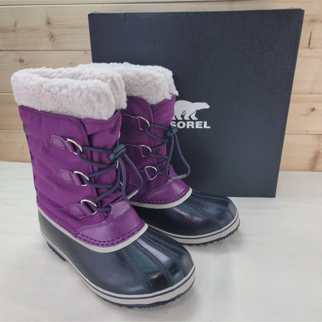 SOREL(ソレル)のソレル パックナイロン ウォータープルーフ パープル 23㎝ レディースの靴/シューズ(ブーツ)の商品写真