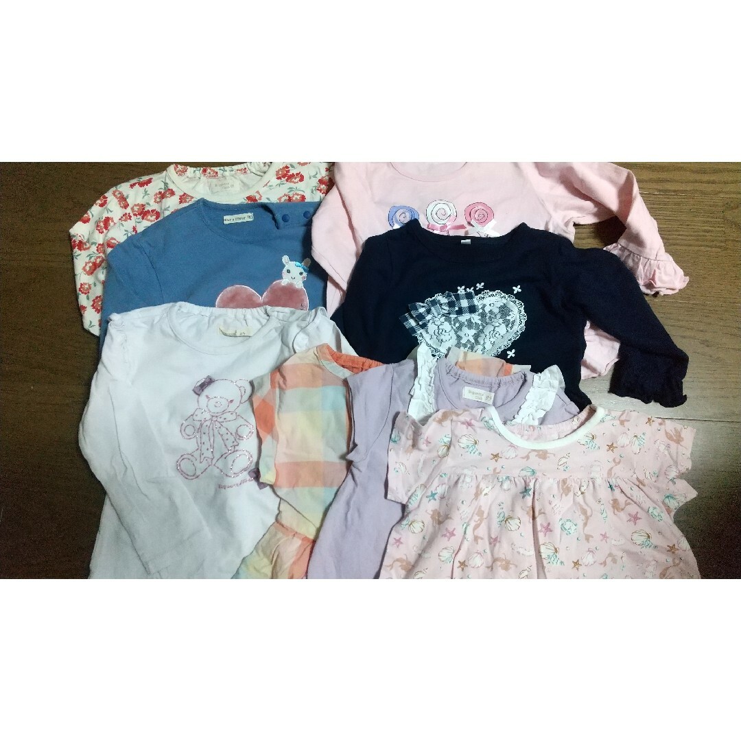 キムラタン(キムラタン)の【あお様専用】トップス 8枚セット キッズ/ベビー/マタニティのキッズ服女の子用(90cm~)(Tシャツ/カットソー)の商品写真