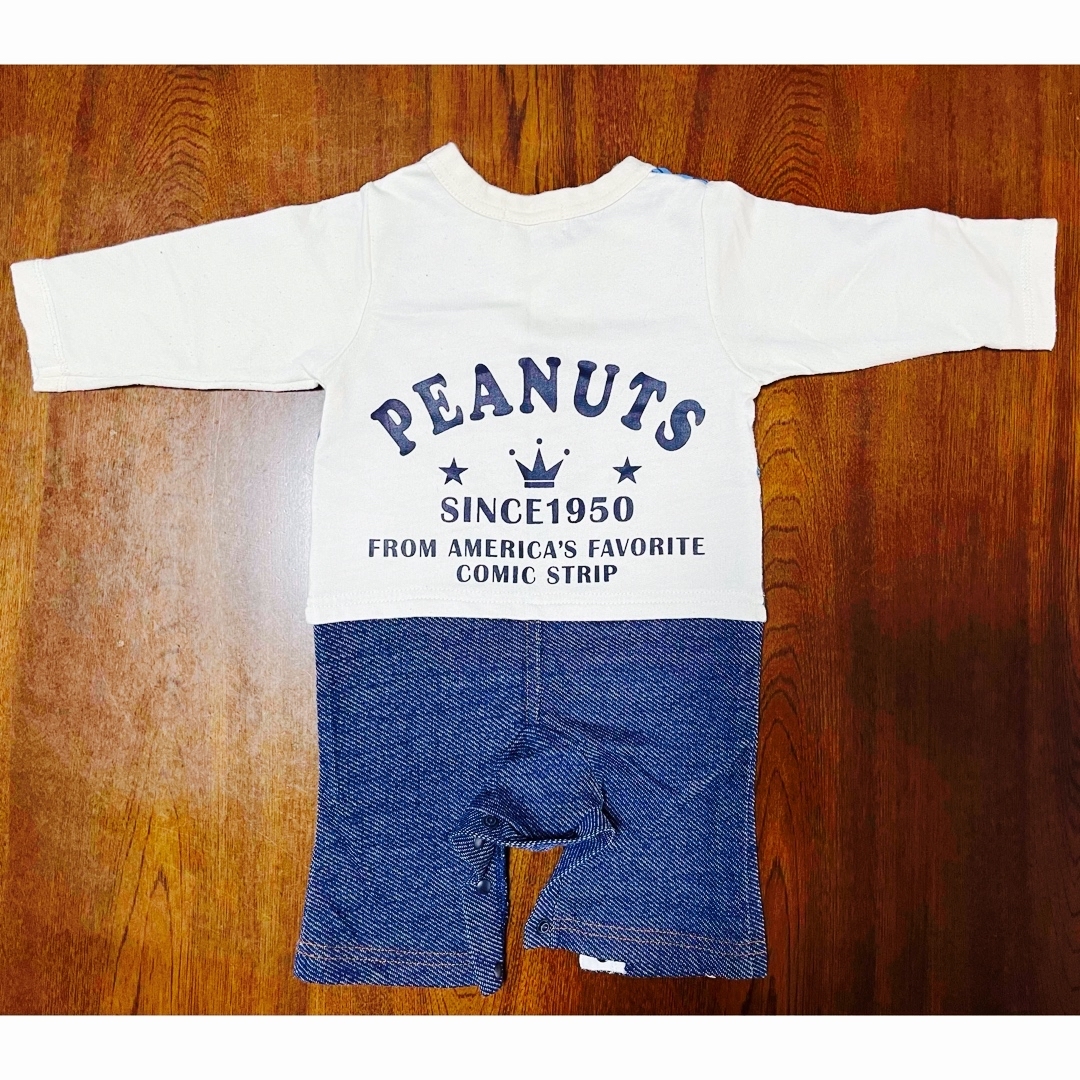 PEANUTS(ピーナッツ)のスヌーピー ロンパース 70cm キッズ/ベビー/マタニティのベビー服(~85cm)(ロンパース)の商品写真