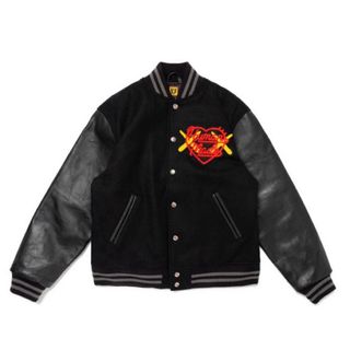 ヒューマンメイド(HUMAN MADE)のHUMAN MADE KAWS MADE VARSITY JACKET XL(スタジャン)