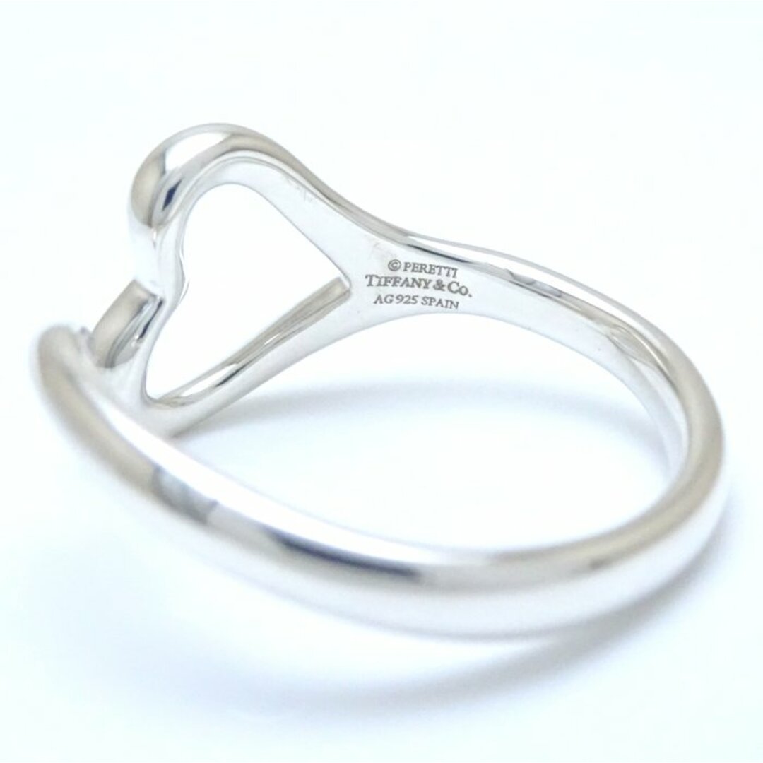TIFFANY&Co. ティファニー オープンハート リング 指輪 11号 シルバー925/290992【BJ】オープンハート素材