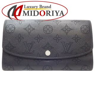 ルイヴィトン(LOUIS VUITTON)のLOUIS VUITTON ルイヴィトン ポルトフォイユ イリス M60143 長財布 モノグラム マヒナ ノワール/180159【中古】(財布)