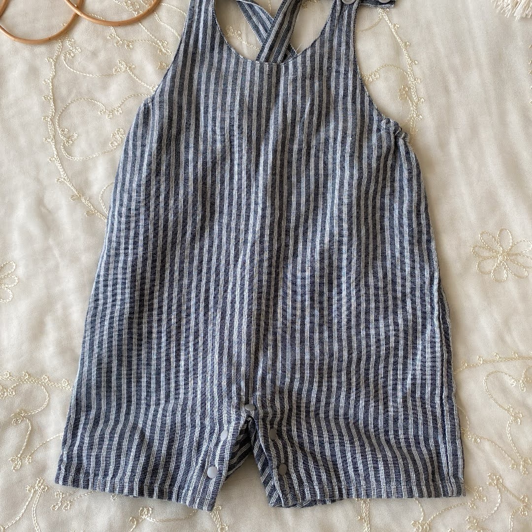 MUJI (無印良品)(ムジルシリョウヒン)のMUJI無印良品kids baby浴衣セットアップ甚平 キッズ/ベビー/マタニティのキッズ服男の子用(90cm~)(甚平/浴衣)の商品写真