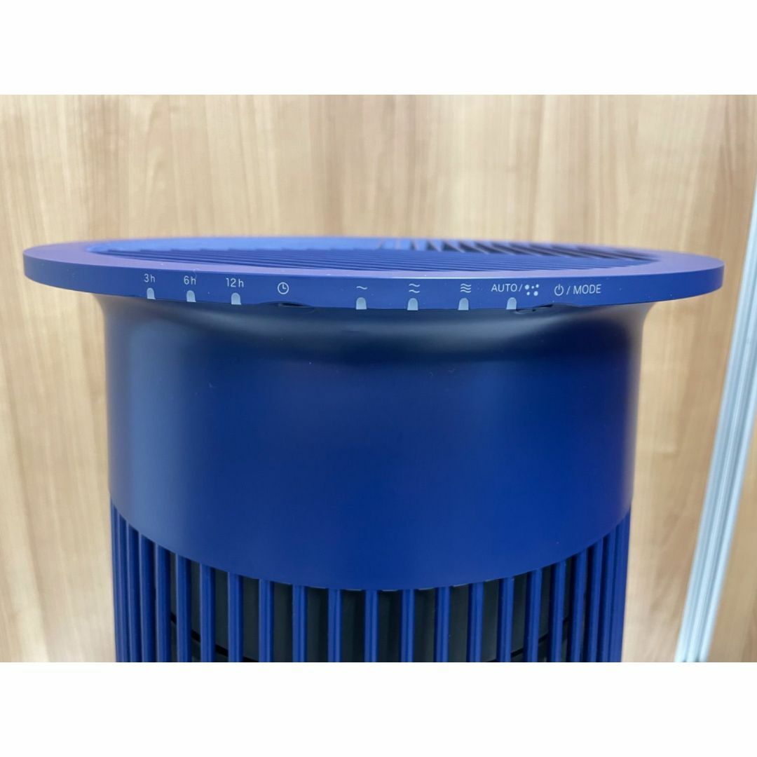 ±0(プラスマイナスゼロ)の【中古美品】プラスマイナス0 空気清浄機 Air Purifier C030 XQH-C030 2018年製　ディープブルー スマホ/家電/カメラの生活家電(空気清浄器)の商品写真