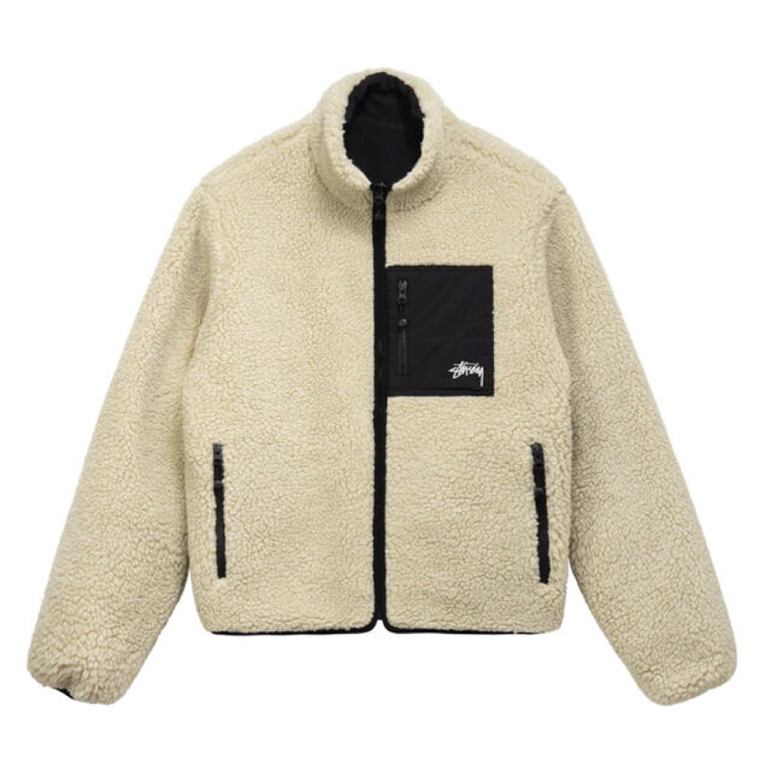 タグってございますかSTUSSY 8 Ball Sherpa Jacket ボアジャケット8