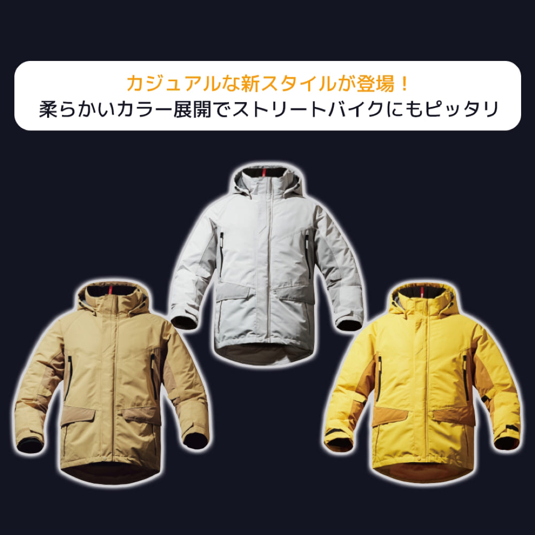 ワークマン　イージス360リフレクト透湿防水防寒ジャケット　レブサンドL メンズのジャケット/アウター(ライダースジャケット)の商品写真