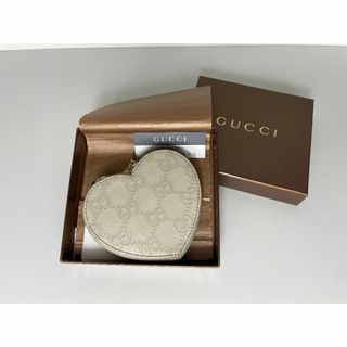 グッチ(Gucci)のGUCCI グッチ コインケース 小物入れ  ハート GG柄(コインケース)