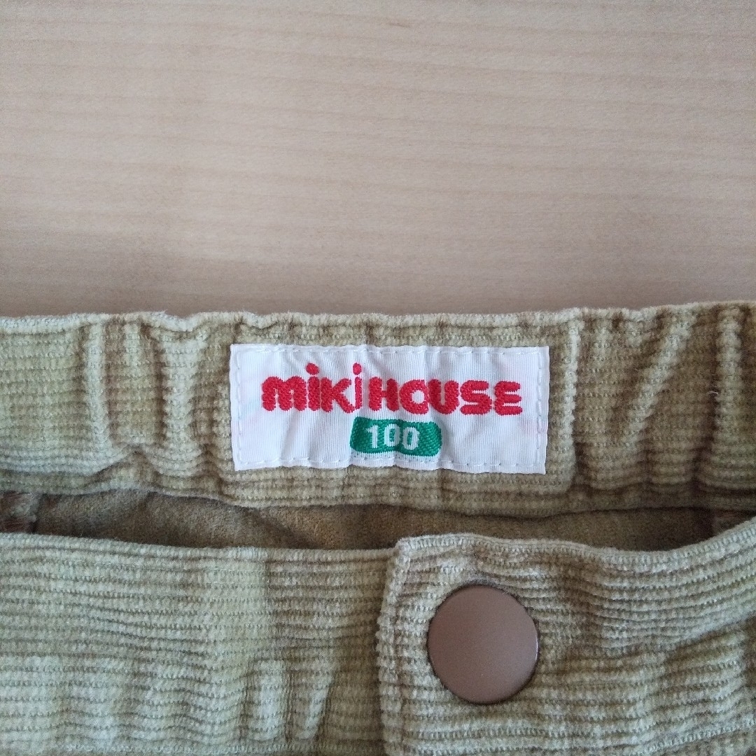 mikihouse(ミキハウス)の☆MIKIHOUSE☆100☆コーデュロイスカート☆ キッズ/ベビー/マタニティのキッズ服女の子用(90cm~)(スカート)の商品写真