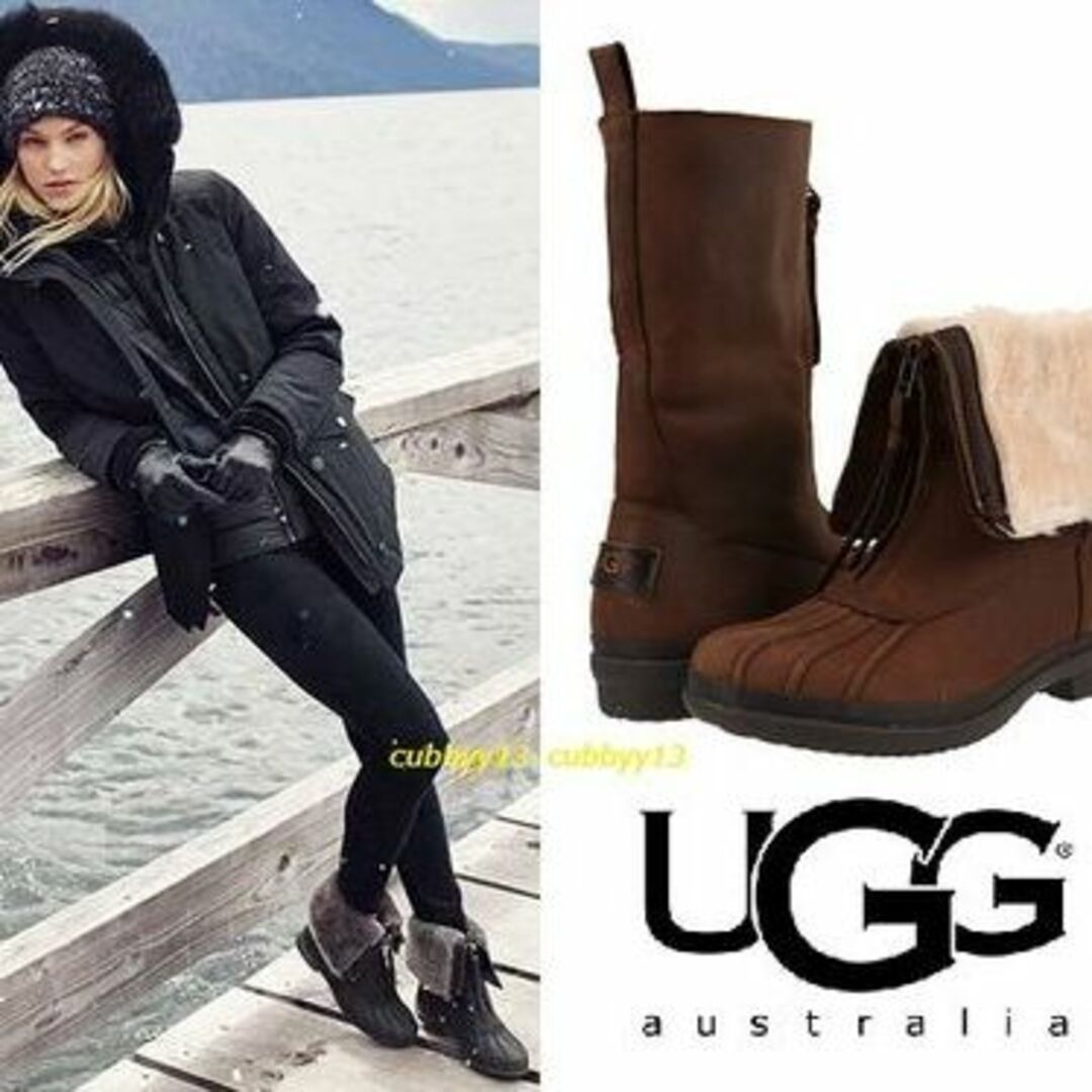 靴/シューズ【新品】UGG Australia ウィンターブーツ　US７　スタウトブラウン