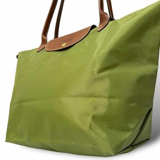 ロンシャン(LONGCHAMP)のレアカラー　ロンシャン　トートバッグ　ショルダーバッグ　レザー　ナイロン　型押し(トートバッグ)