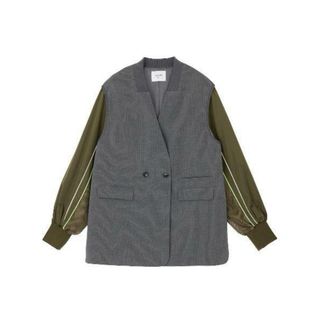 アメリヴィンテージ(Ameri VINTAGE)のDOCKING SLEEVE BLOUSON(ノーカラージャケット)