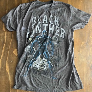 ブラックパンサー MARVEL マーベル Tシャツ グレー(Tシャツ/カットソー(半袖/袖なし))