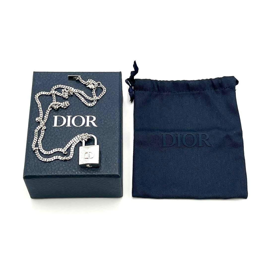 Christian Dior(クリスチャンディオール)の【廃版人気】ディオール　DIOR　メンズ　ネックレス　ペンダント　パドロック メンズのアクセサリー(ネックレス)の商品写真