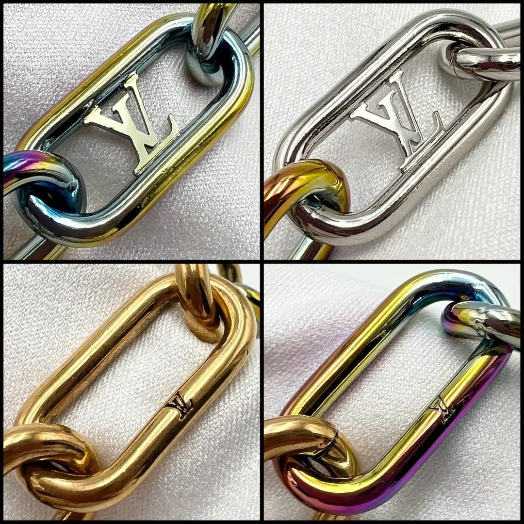 LOUIS VUITTON(ルイヴィトン)の【超美品】ルイヴィトン　メンズ　チェーン　ネックレス　ペンダント　シグネチャー メンズのアクセサリー(ネックレス)の商品写真