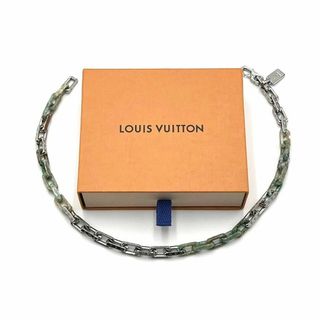 ルイヴィトン(LOUIS VUITTON)の【美品・希少】ルイヴィトン　メンズ　ネックレス　ペンダント　モノグラム　チェーン(ネックレス)