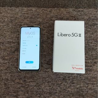 ゼットティーイー(ZTE)のlibero 5g iii(スマートフォン本体)