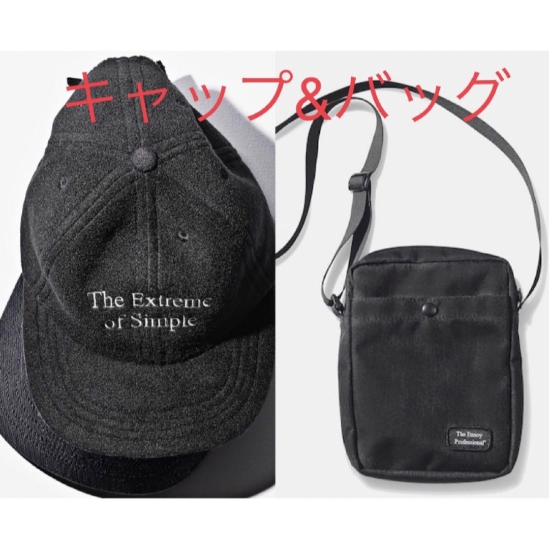 Ennoy スタイリスト私物 FLEECE CAP SHOULDER BAGフリース