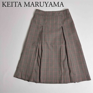 ケイタマルヤマ(KEITA MARUYAMA TOKYO PARIS)の美品　KEITA MARUYAMA ロングスカート　ボックスプリーツ(ロングスカート)
