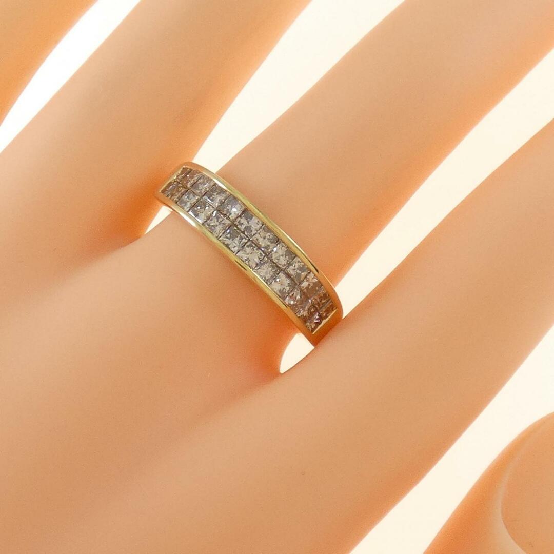 K18YG ダイヤモンド リング レディースのアクセサリー(リング(指輪))の商品写真