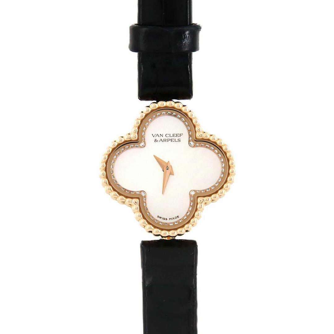 Van Cleef & Arpels(ヴァンクリーフアンドアーペル)のヴァンクリーフ&アーペル スウィートアルハンブラ RG 2386240/VCARO8WS00 PG･RG クォーツ レディースのファッション小物(腕時計)の商品写真