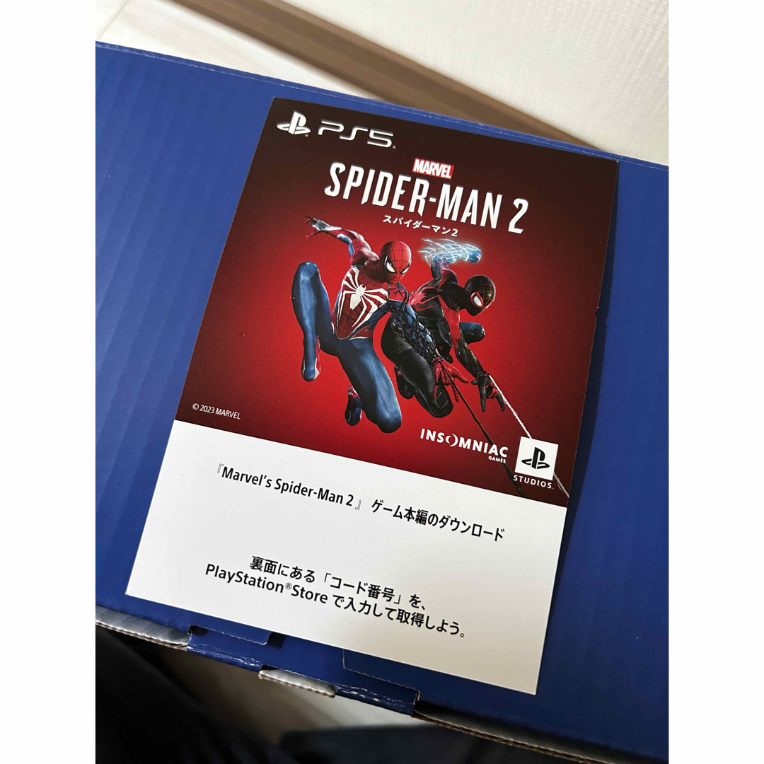 未使用　スパイダーマン2 ダウンロード版 ps5 エンタメ/ホビーのゲームソフト/ゲーム機本体(家庭用ゲームソフト)の商品写真