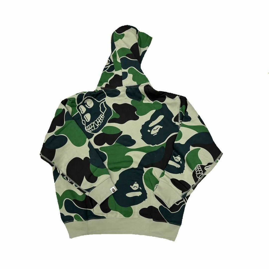 A BATHING APE(アベイシングエイプ)のベイシングエイプ×BAYC/A BATHING APE×Bored Ape Yacht Club/フーディ/BAPE×BAYC CAMO PULLOVER HOODIE/コットン×ポリエステル/グリーン/#L/1J73-114-913【SA7597】 メンズのトップス(パーカー)の商品写真