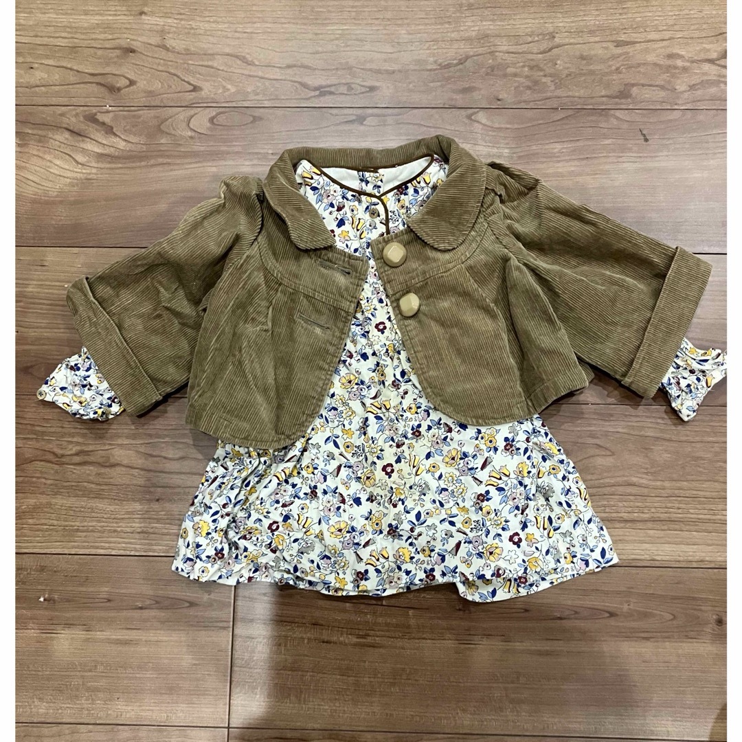 ZARA KIDS(ザラキッズ)のZARAキッズ　ワンピースとジャケット キッズ/ベビー/マタニティのキッズ服女の子用(90cm~)(ジャケット/上着)の商品写真