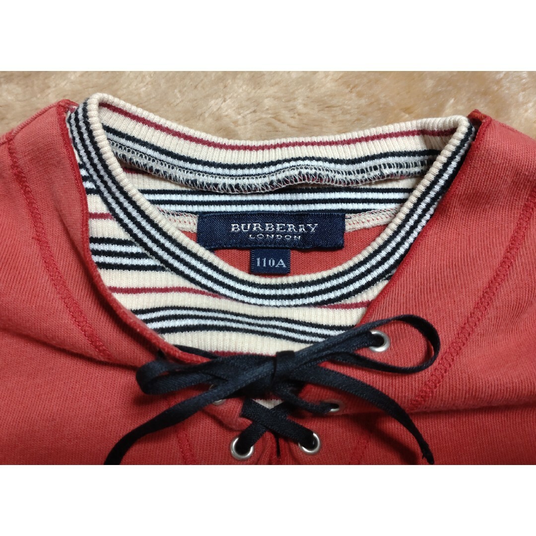 BURBERRY(バーバリー)のバーバリー 長袖トップス 110 キッズ/ベビー/マタニティのキッズ服女の子用(90cm~)(Tシャツ/カットソー)の商品写真