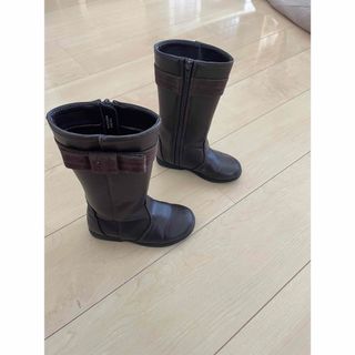 ベベ(BeBe)のBeBe  べべ　冬　長靴　ブーツ　女の子　17cm 美品(長靴/レインシューズ)