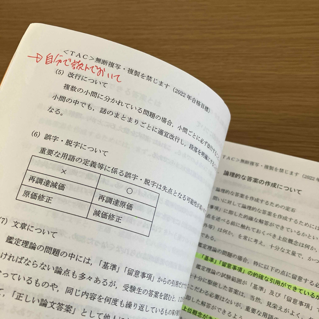 TAC出版(タックシュッパン)の2022年合格目標 不動産鑑定士 鑑定理論 論文アプローチレジュメ エンタメ/ホビーの本(資格/検定)の商品写真