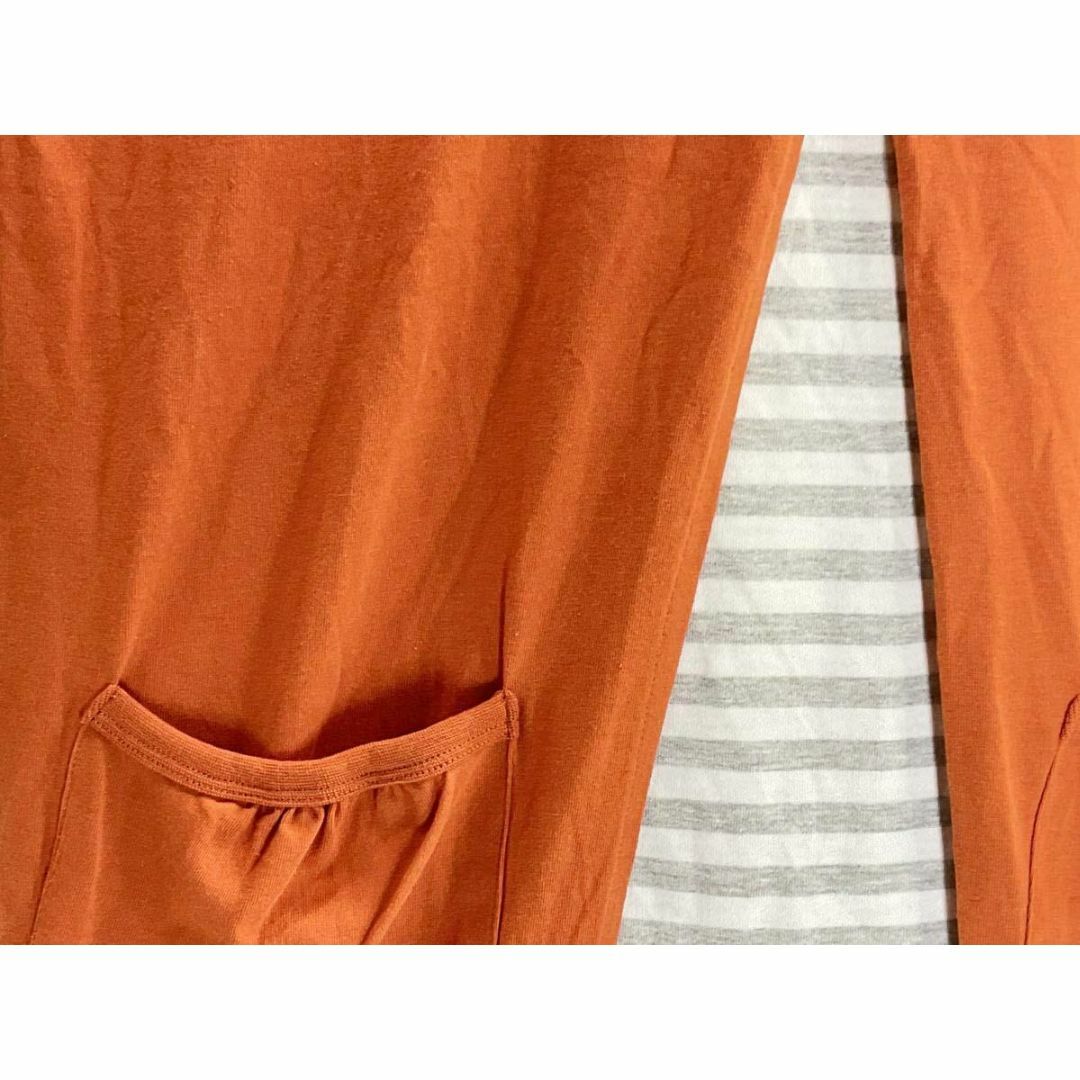 SS2315-3■ 新品 羽織風パジャマ上下 ボーダー ウエストゴム Mサイズ レディースのルームウェア/パジャマ(パジャマ)の商品写真