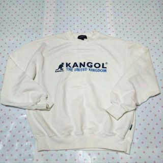 カンゴール(KANGOL)のカンゴール KANGOL トレーナー 長袖 白 レディース(トレーナー/スウェット)