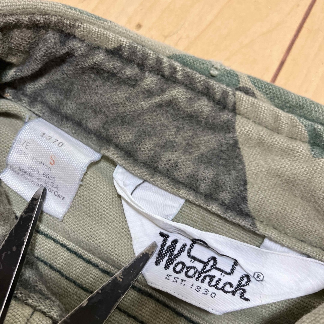 WOOLRICH(ウールリッチ)の【希少 ビンテージ】WOOL RICH  ウールリッチ　ミリタリーシャツ　S メンズのトップス(シャツ)の商品写真