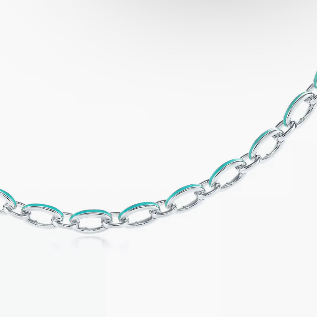 Tiffany & Co.(ティファニー)のTiffanyティファニー ブルー エナメル フィニッシュ レディースのアクセサリー(ブレスレット/バングル)の商品写真