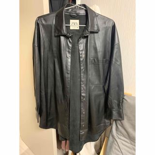 ザラ(ZARA)のZARA レザージャケット レザーシャツ(テーラードジャケット)