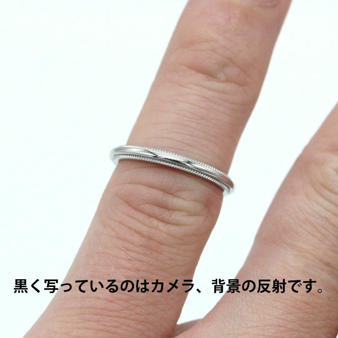 Tiffany & Co.(ティファニー)の【美品】ティファニー  ミルグレイン バンド リング PT950 A03384 レディースのアクセサリー(リング(指輪))の商品写真