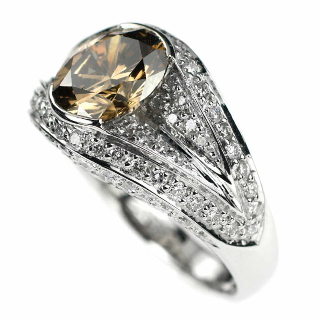 アクセサリーPt900 ダイヤモンド リング 2.012ct D1.08ct