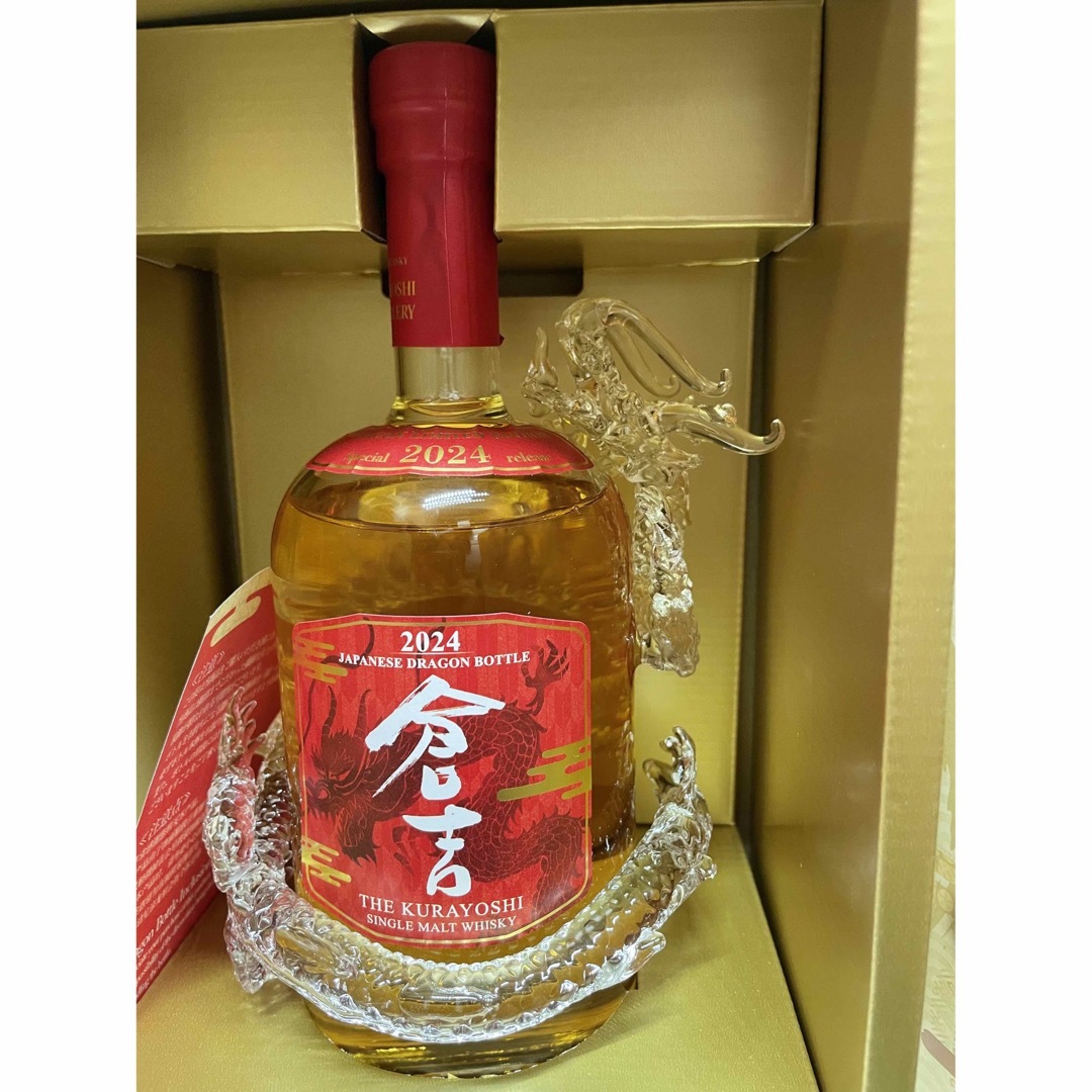 倉吉干支龍ボトル 食品/飲料/酒の酒(ウイスキー)の商品写真