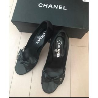 シャネル(CHANEL)のCHANEL オープントゥパンプス(ハイヒール/パンプス)