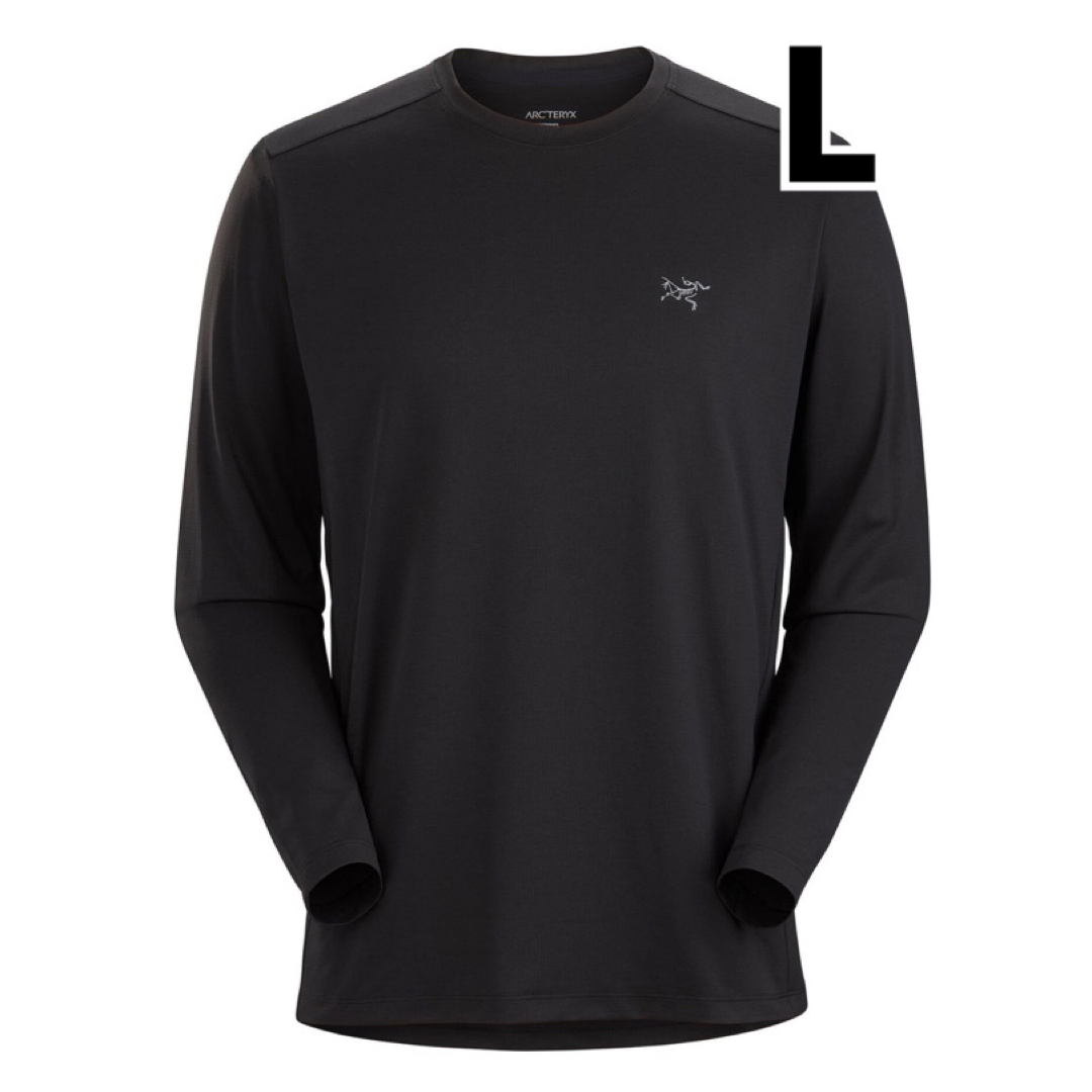 MカラーBLACK重さARC'TERYX アークテリクス　Cormac Crew LS Mens L黒