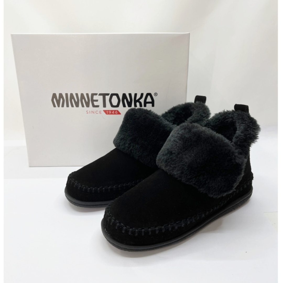 Minnetonka(ミネトンカ)の◆◆Minnetonka ミネトンカ ショートブーツ Minnetonka Tucson Ⅱ 24.0cm US7 40587 ブラック レディースの靴/シューズ(ブーツ)の商品写真