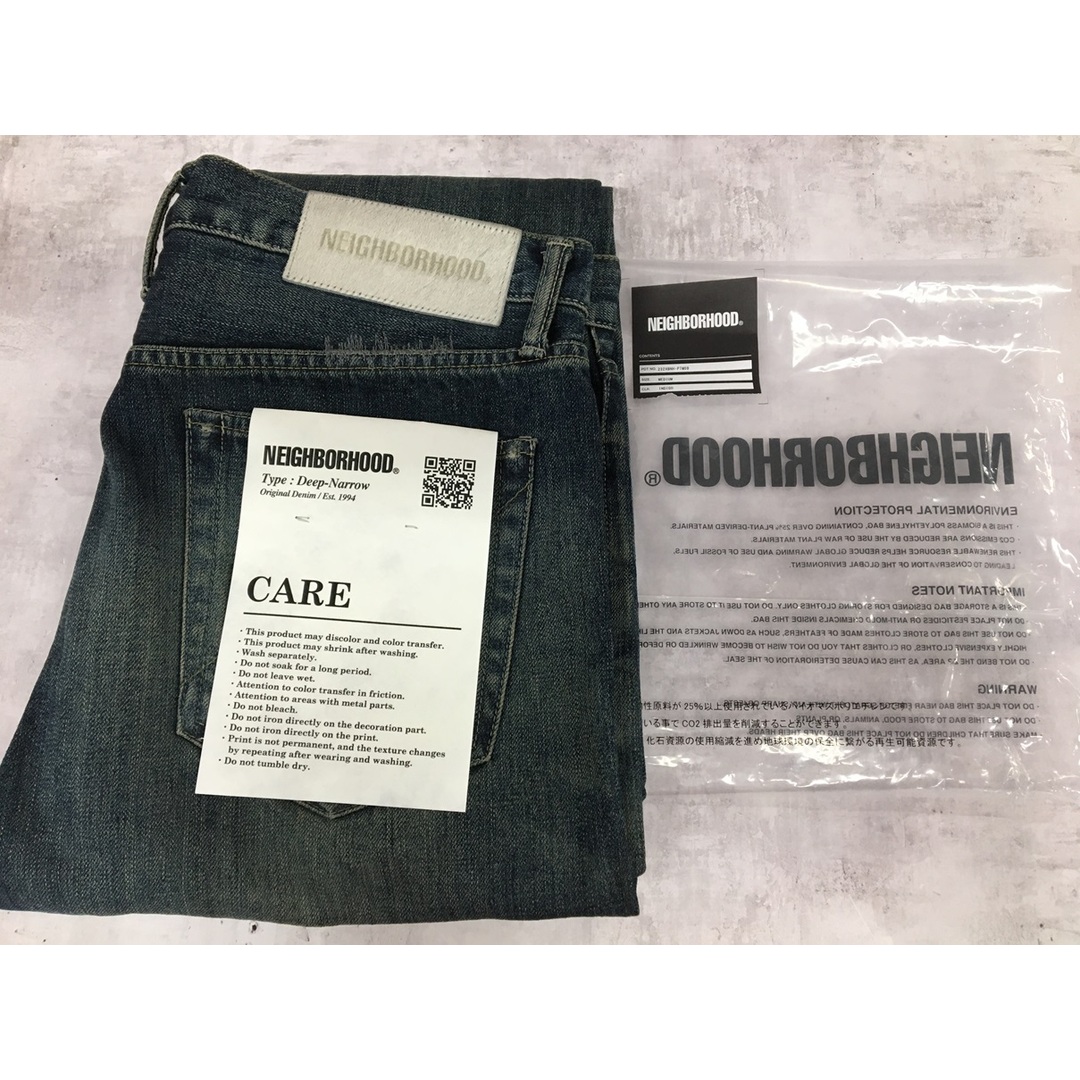 NEIGHBORHOOD - NEIGHBORHOOD SAVAGE DENIM DP NARROW PANTS NEIGHBORHOOD - NEIGHBORHOOD SAVAGE DENIM DP NARROW PANTS