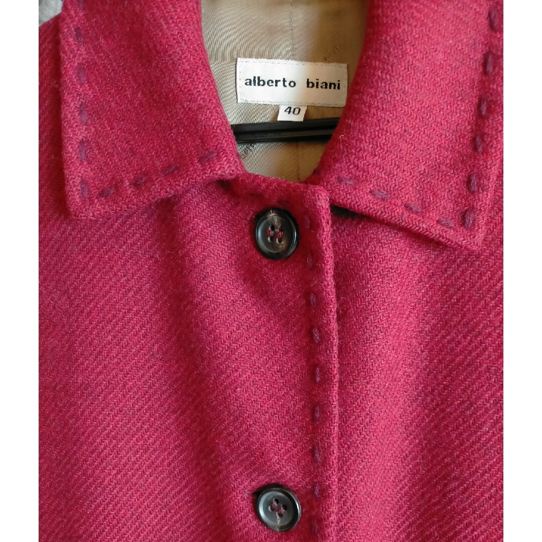 alberto biani(アルベルトビアーニ)のalberto biani☆赤いコート レディースのジャケット/アウター(その他)の商品写真