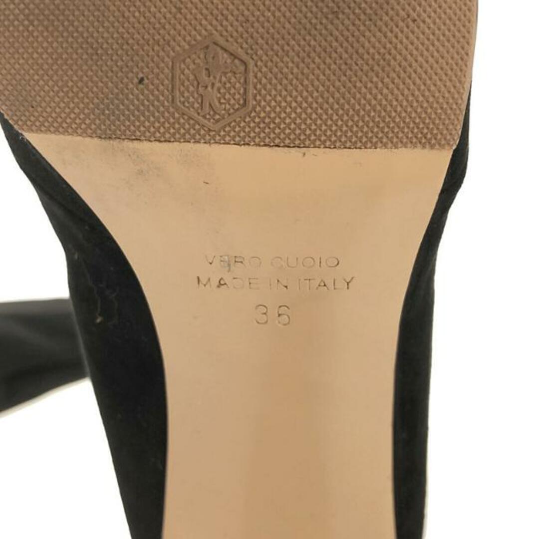 NEBULONI E.(ネブローニ)の【美品】  NEBULONI E / ネブローニ | 2022AW | SUEDE HEEL 6.5 ブーツ | 36 | ブラック | レディース レディースの靴/シューズ(ブーツ)の商品写真