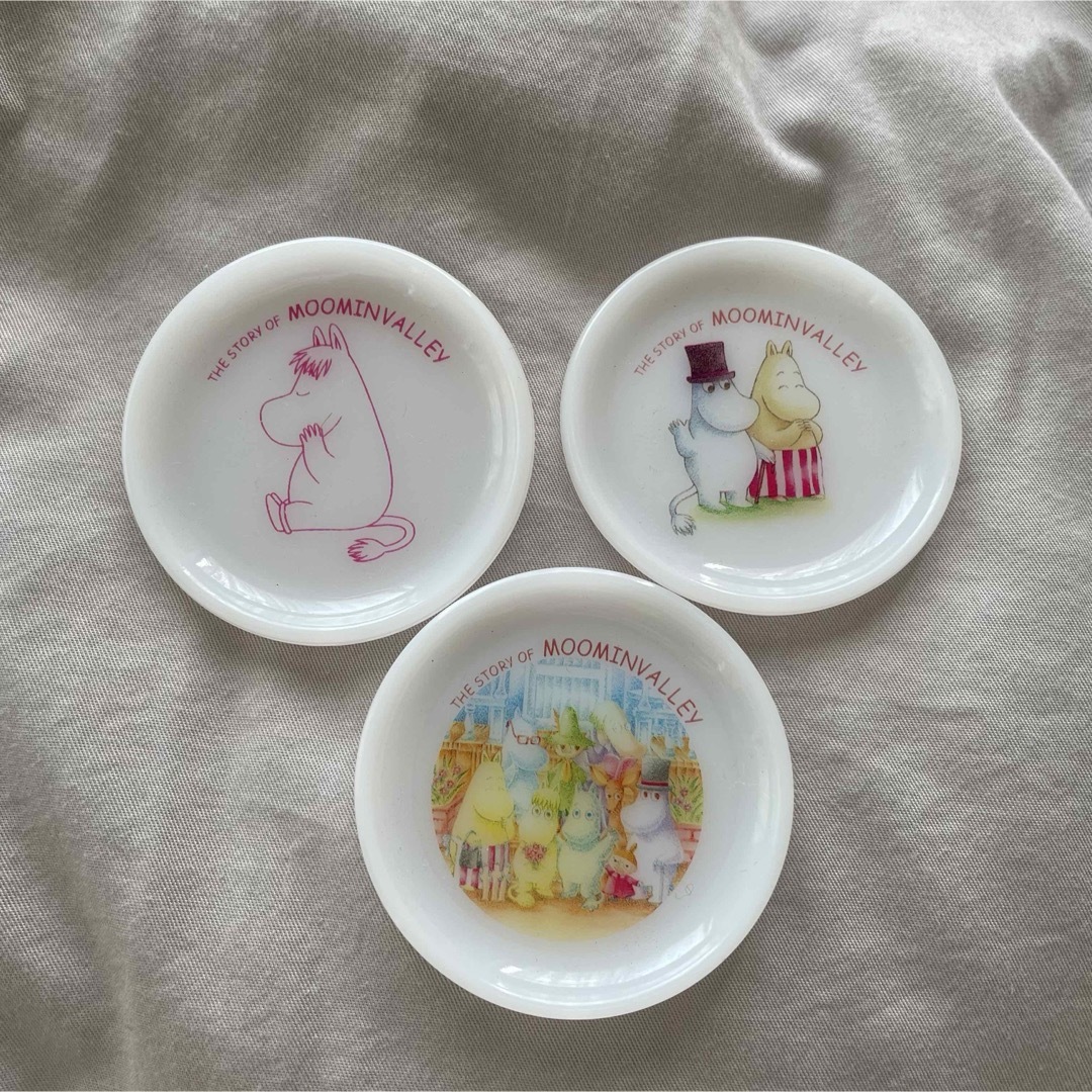 MOOMIN(ムーミン)のムーミン　小皿3枚セット エンタメ/ホビーのコレクション(その他)の商品写真