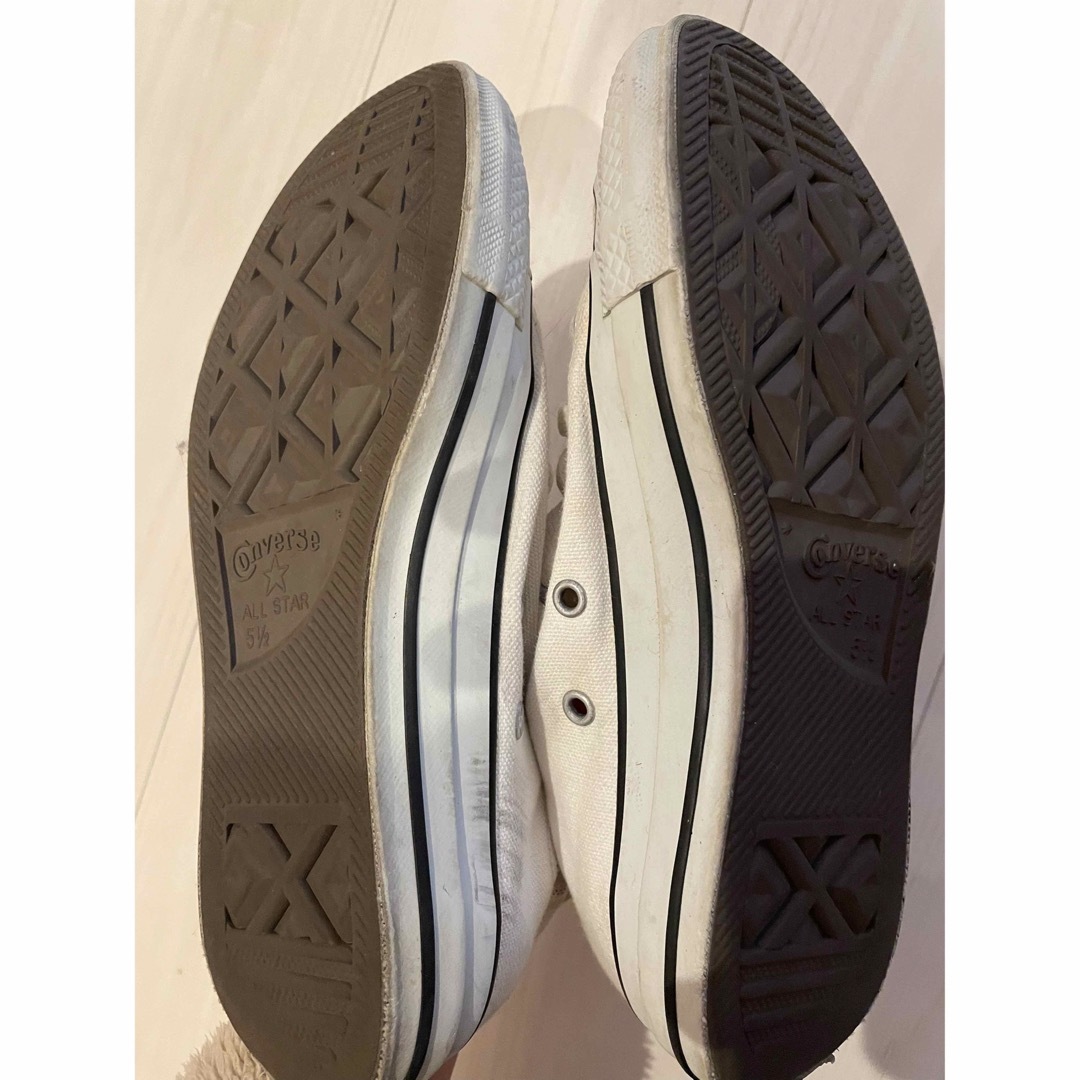 CONVERSE(コンバース)のconverse 白 24.5cm レディースの靴/シューズ(スニーカー)の商品写真